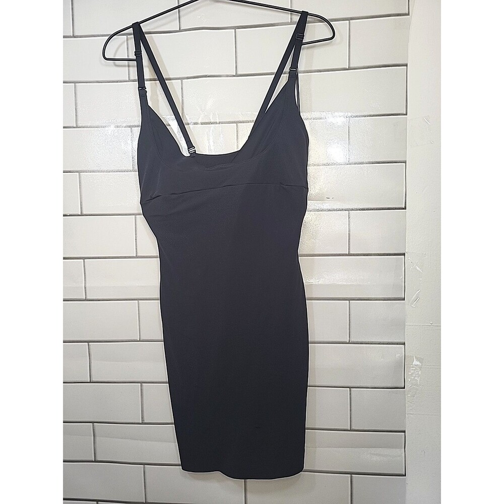 Maidenform Womens Sz Med Black Dress Spanx Slip Girdle Shapewear Sexy Alluring